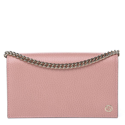Gucci Dollar Calfskin Medium Betty Chain Wallet Soft Pink 1 of 10