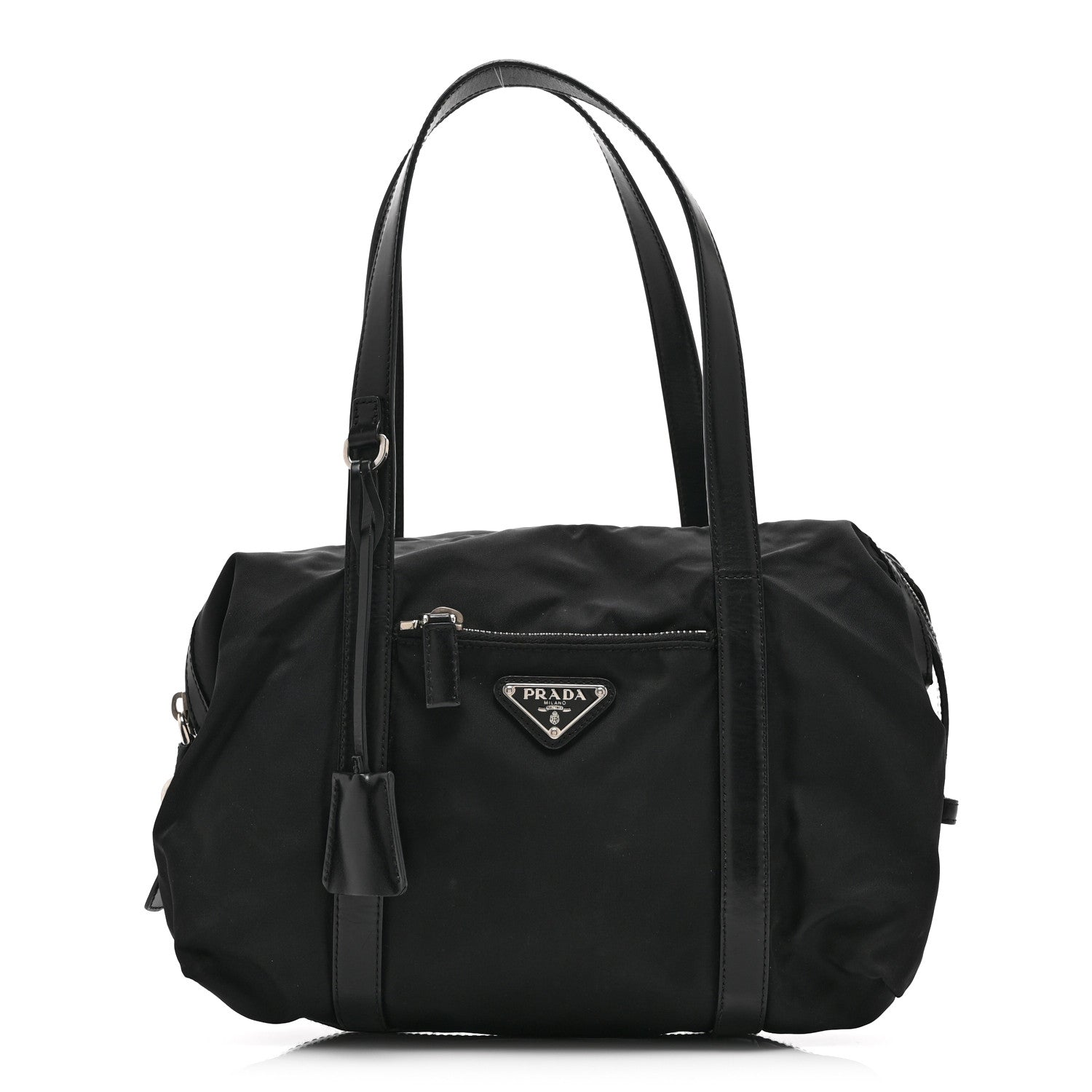 Prada Tessuto Nylon Saffiano Tote Black 1 of 10
