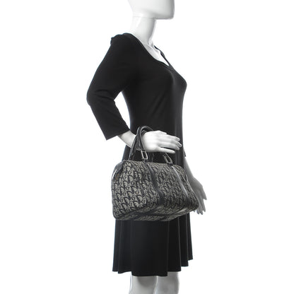 Christian Dior Monogram Boston Black 2 of 10