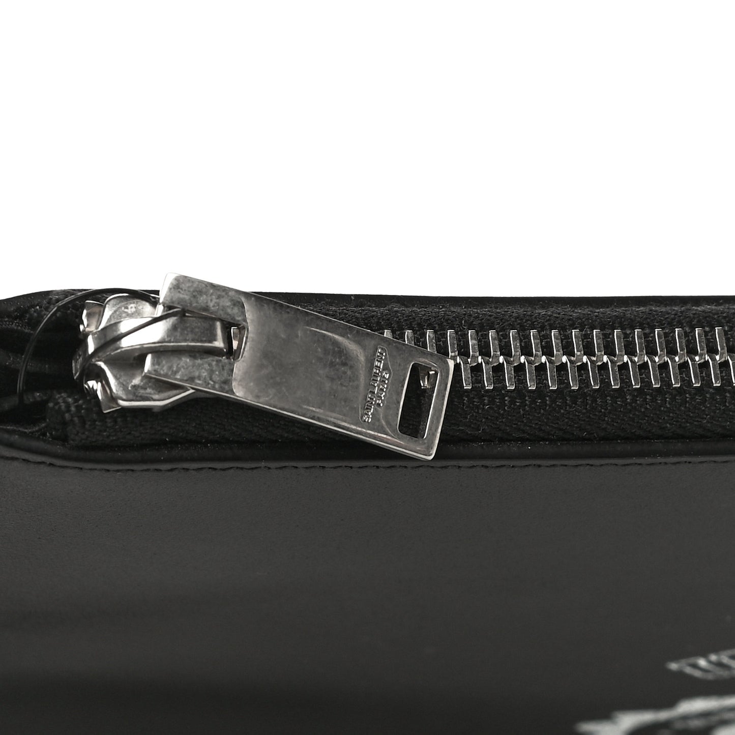 Calfskin Universite Zipped Tablet Holder Black