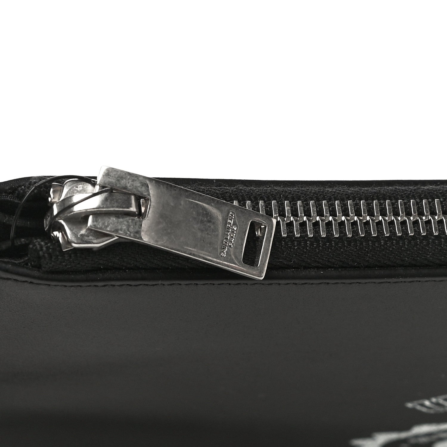 Saint Laurent Calfskin Universite Zipped Tablet Holder Black 14 of 14