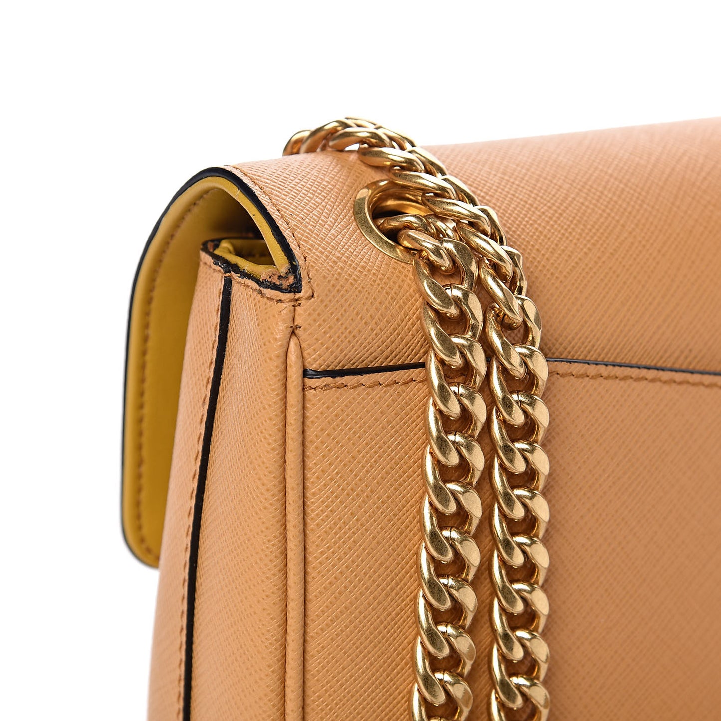 Saffiano Flap Shoulder Bag Mais