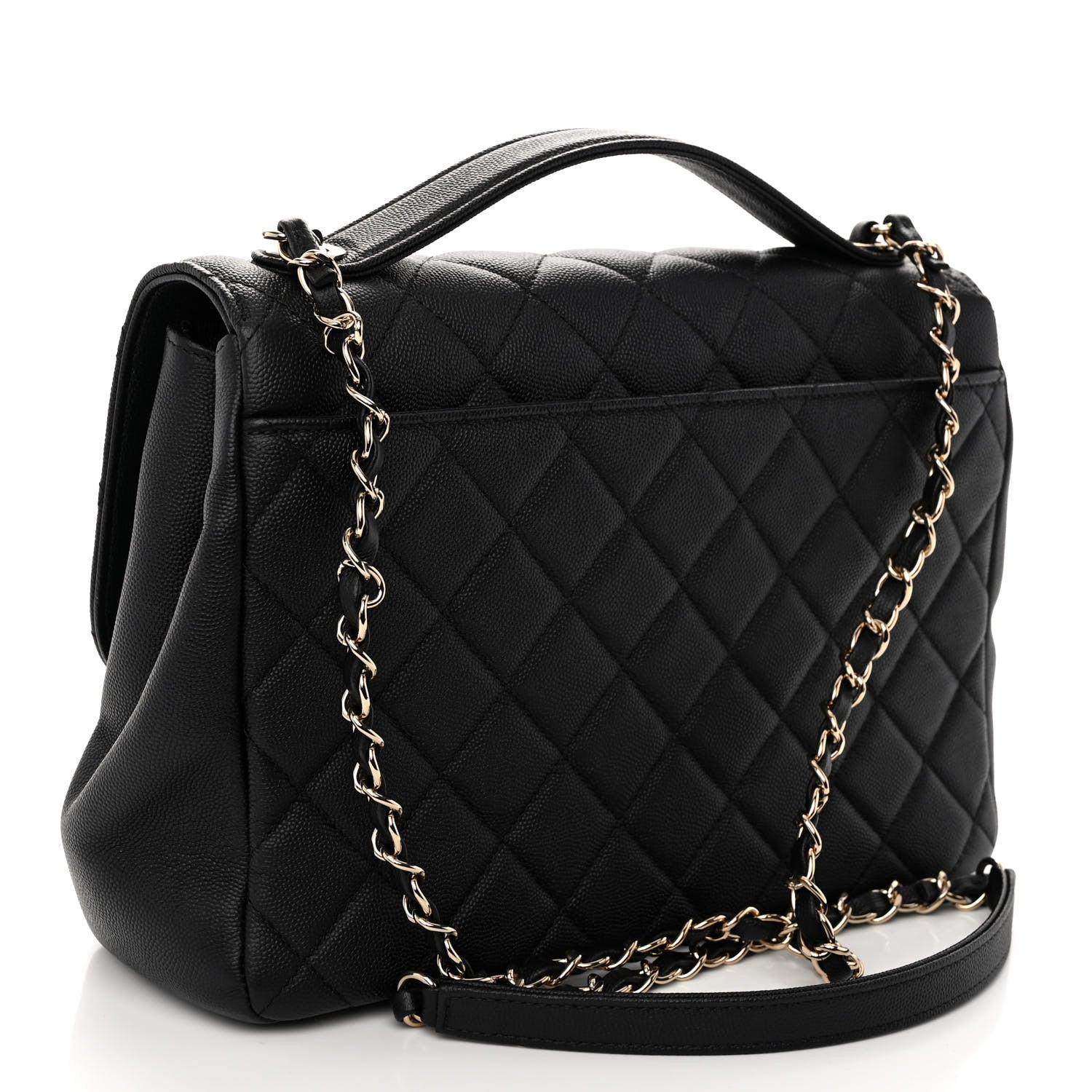Chanel Caviar Quilted Large Business Affinity Flap Black 3 of 10