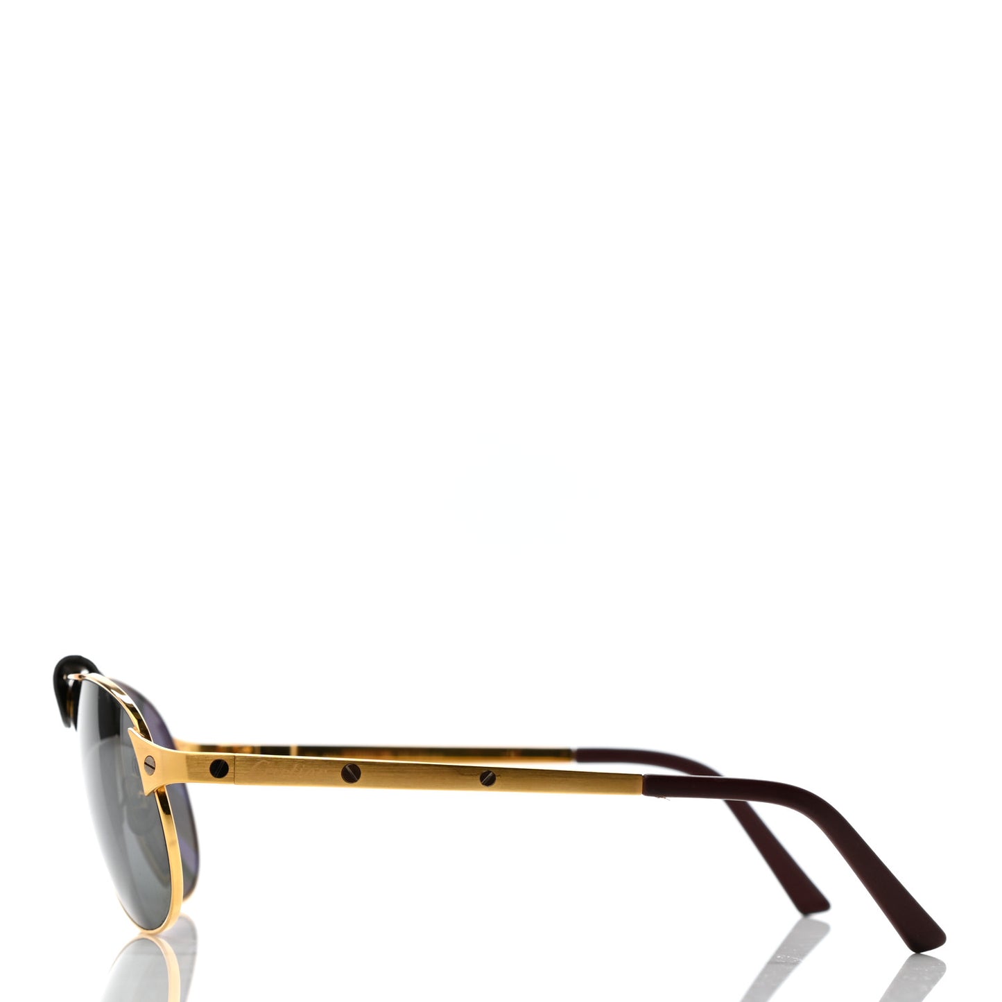 Santos Dumont Aviator Sunglasses 130 Gold