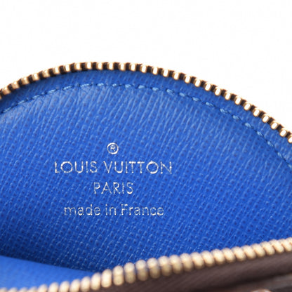 Louis Vuitton Monogram 2019 Christmas Animation Round Coin Purse Blue 6 of 6