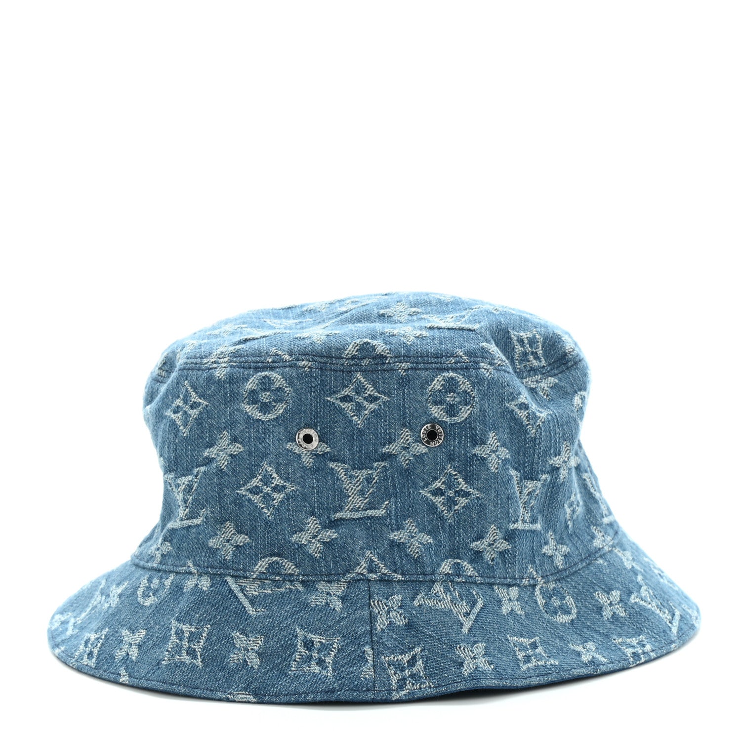 Louis Vuitton Monogram Denim Transformable Bob Bucket Hat 60 Blue 5 of 8