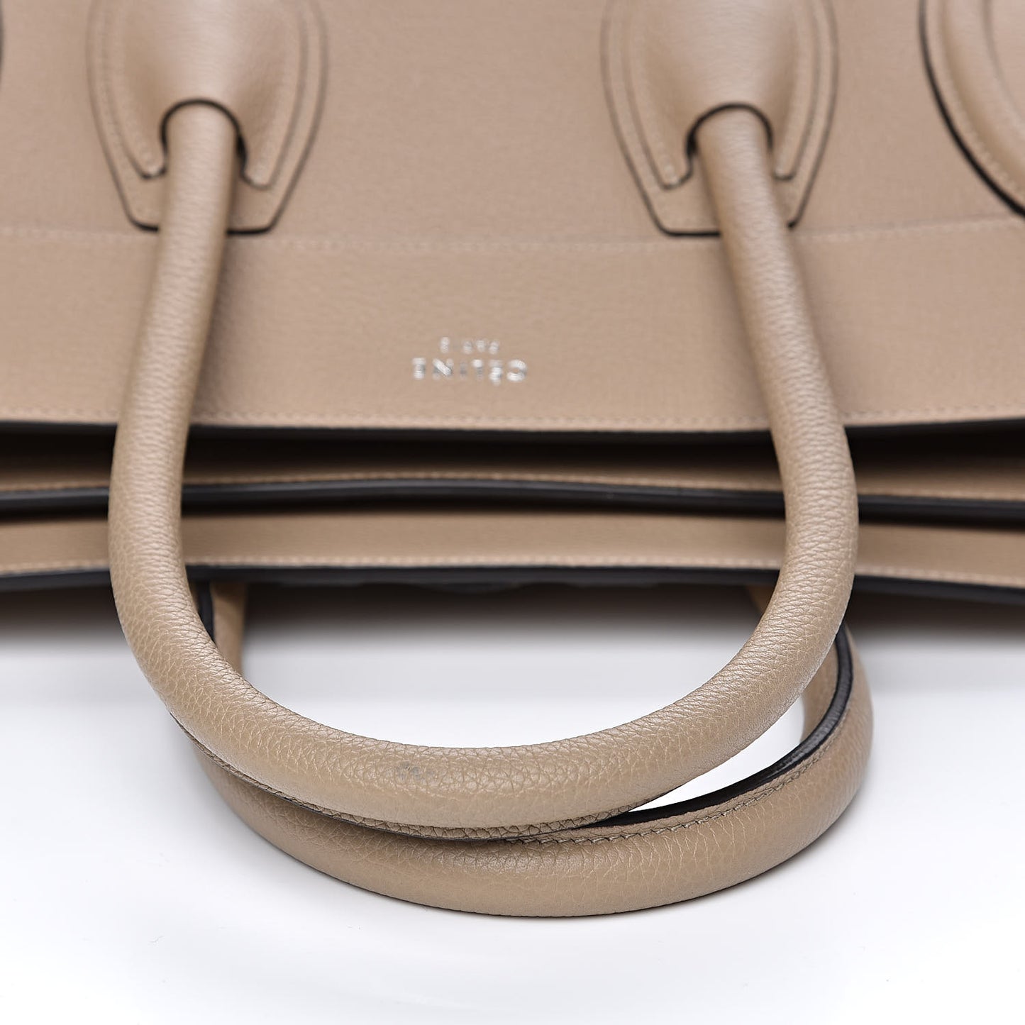 Drummed Calfskin Mini Luggage Dune