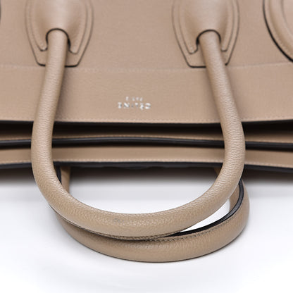 Celine Drummed Calfskin Mini Luggage Dune 10 of 13