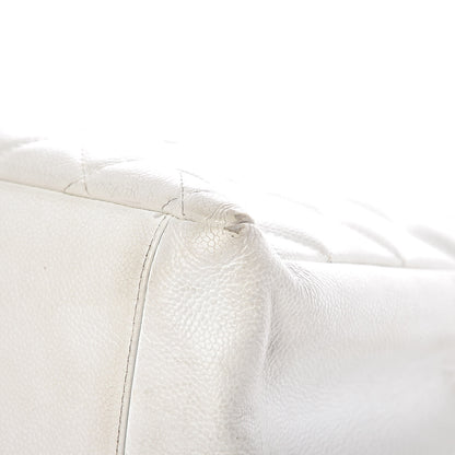 Chanel Caviar Quilted Grand Shopping Tote GST White 11 of 27