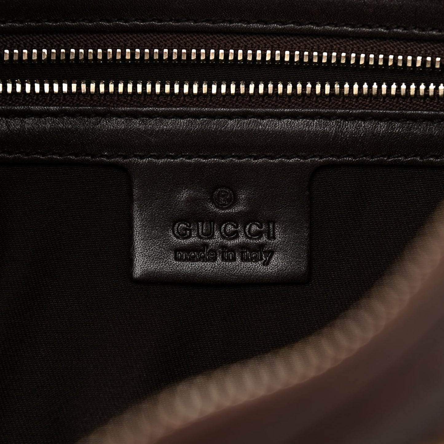 Monogram Web GG Reins Hobo Brown