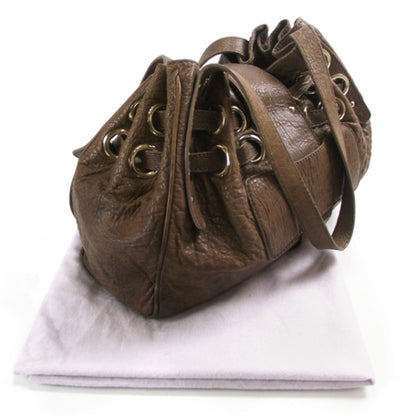 Jimmy Choo Drummed Leather Riki Mink 3 of 10