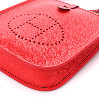 Hermes Taurillon Maurice Flipperball Sangle Evelyne TPM Rouge De Coeur Bleu Frida 10 of 11