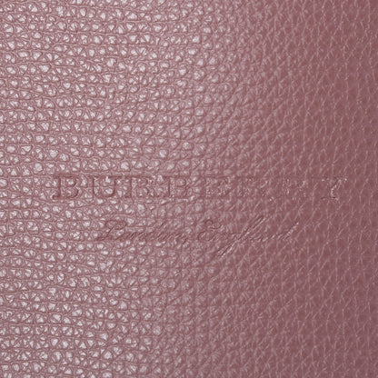 Burberry Calfskin Small Lorne Bucket Crossbody Light Elderberry 7 of 7