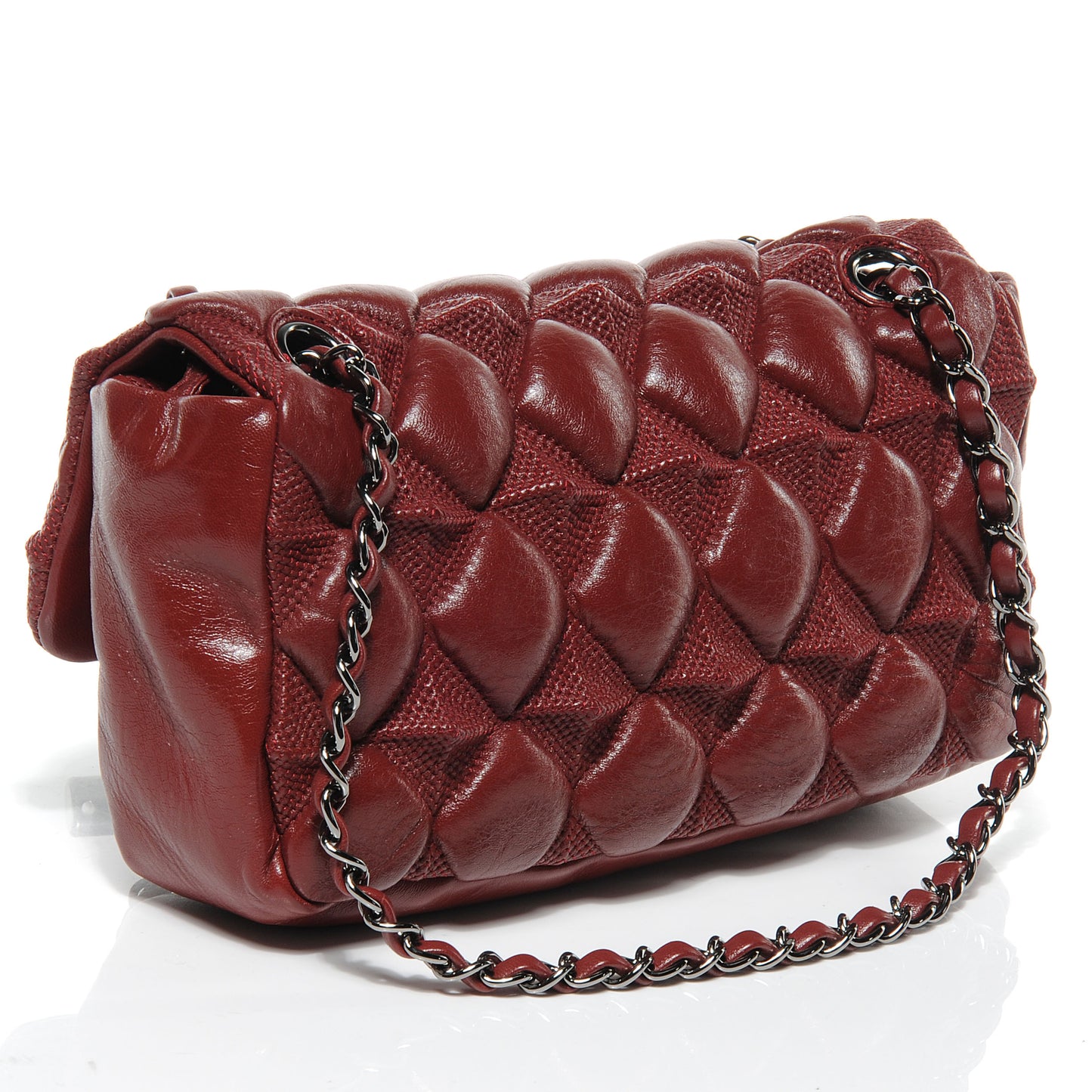 Lambskin Stravinsky Medium Flap Bordeaux