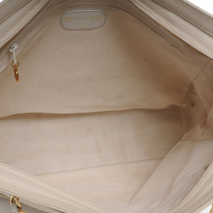 Chanel Caviar Shoulder Bag Ivory 5 of 9
