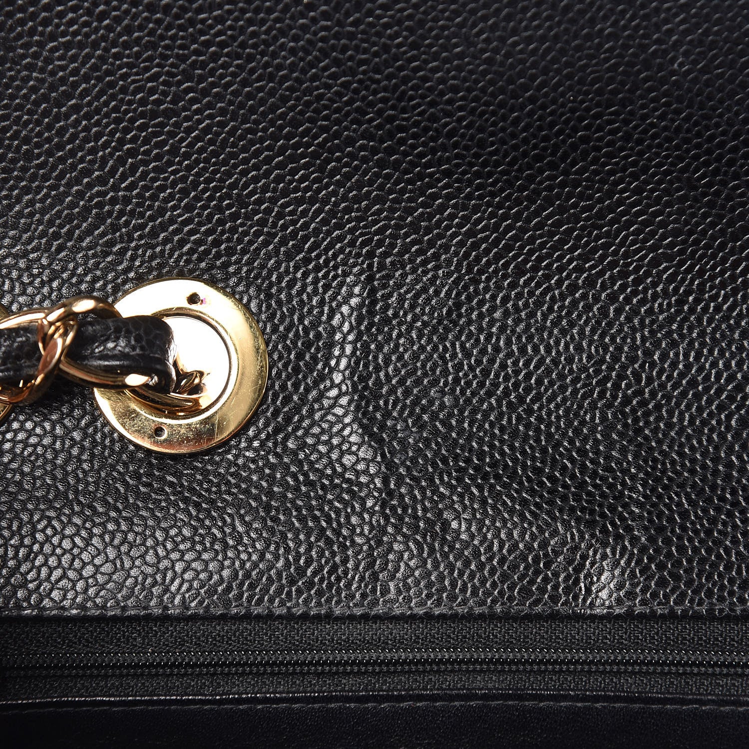 Chanel Caviar Quilted Jumbo Single Flap Black 9 of 12