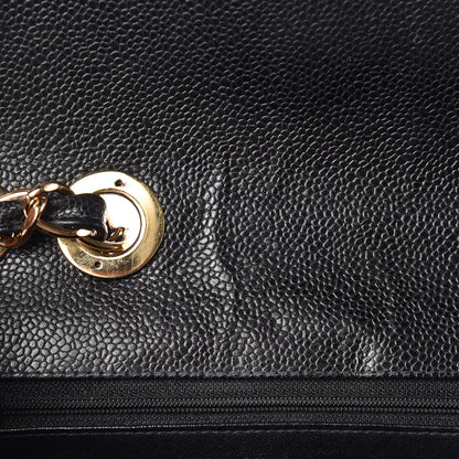 Chanel Caviar Quilted Jumbo Single Flap Black 9 of 12