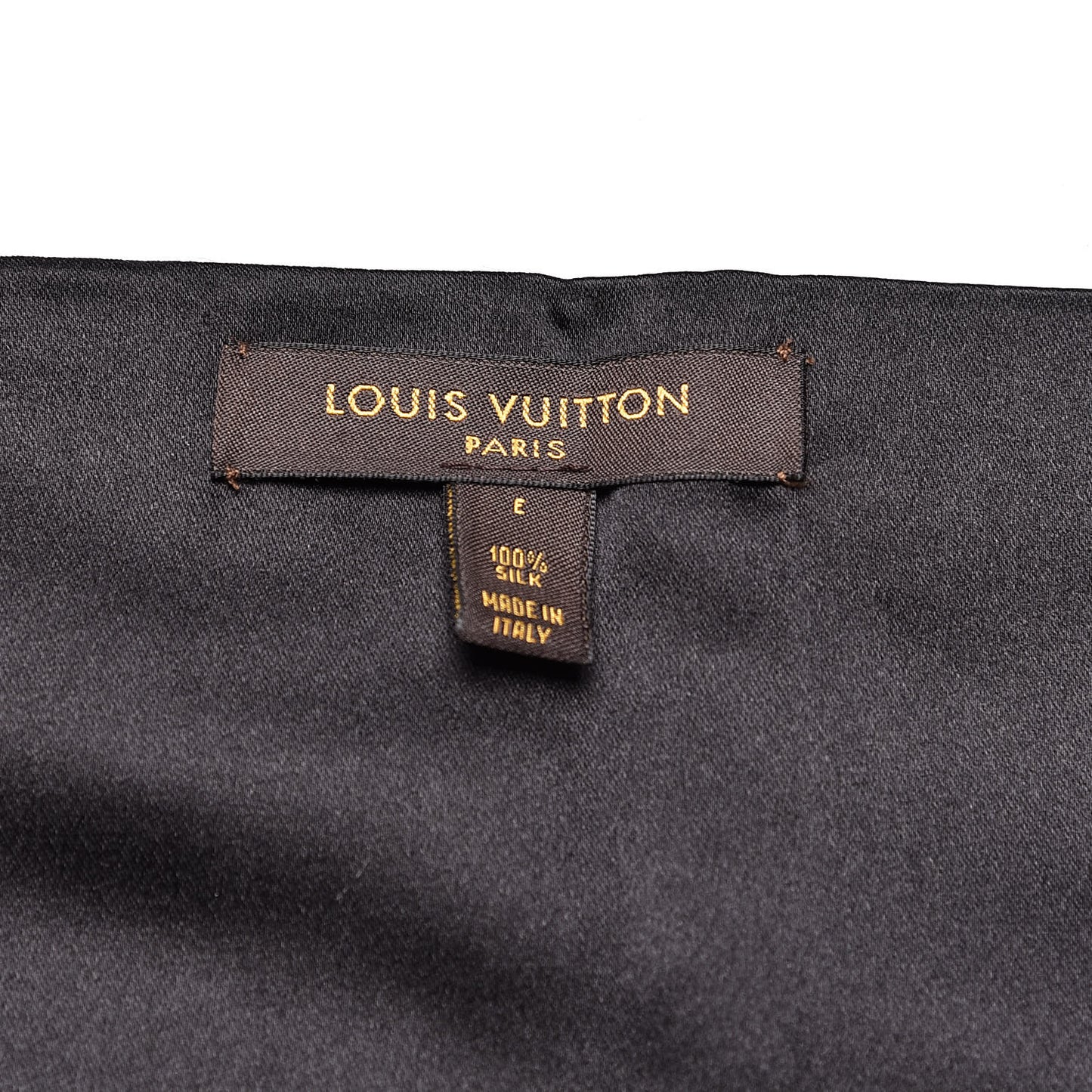 Silk Tuxedo Scarf Black