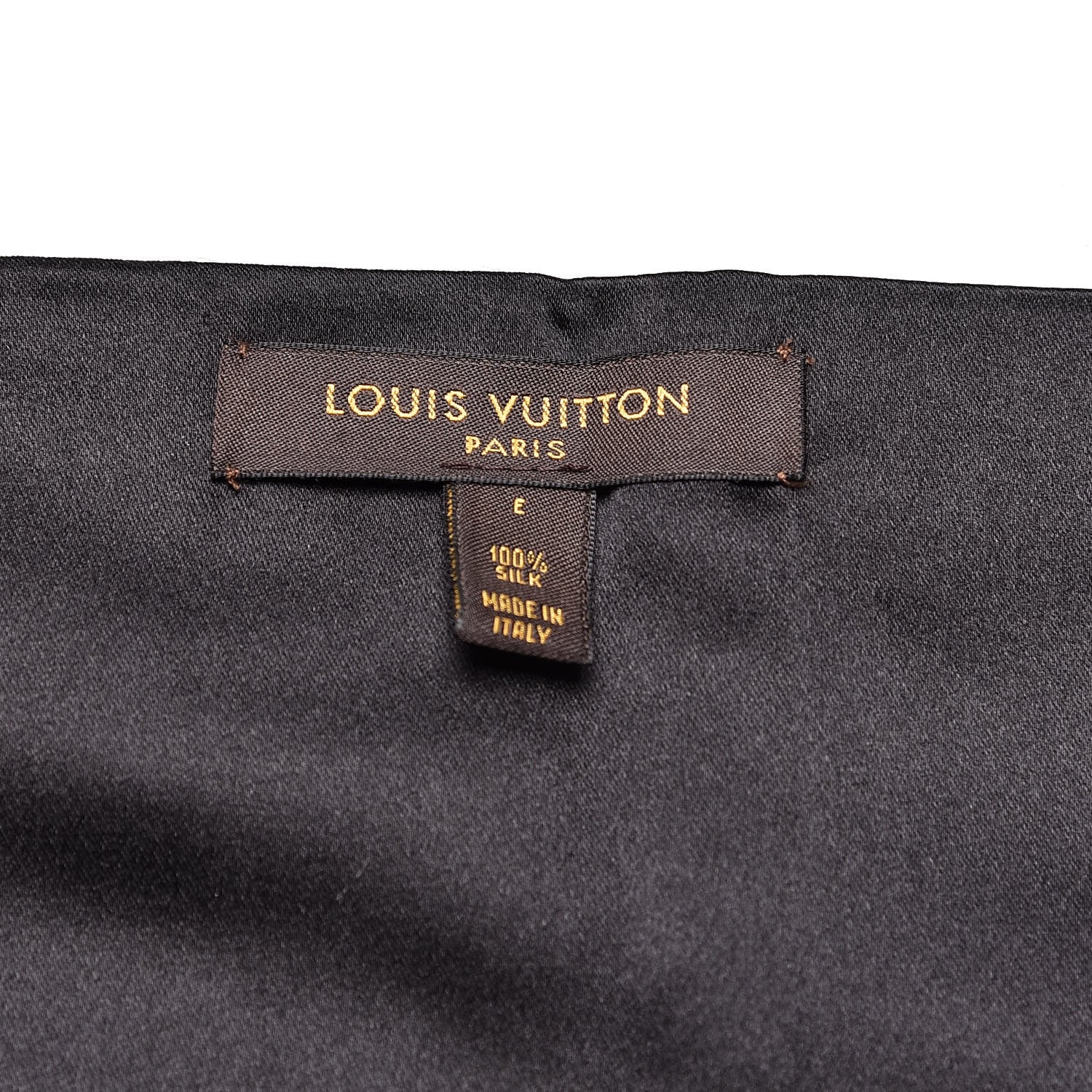 Louis Vuitton Silk Tuxedo Scarf Black 4 of 4