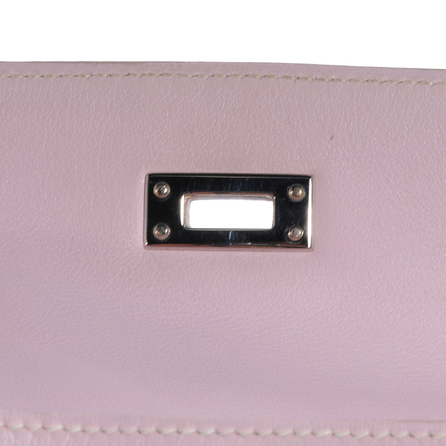 Hermes Swift Kelly Pochette Clutch Rose Dragee 8 of 10