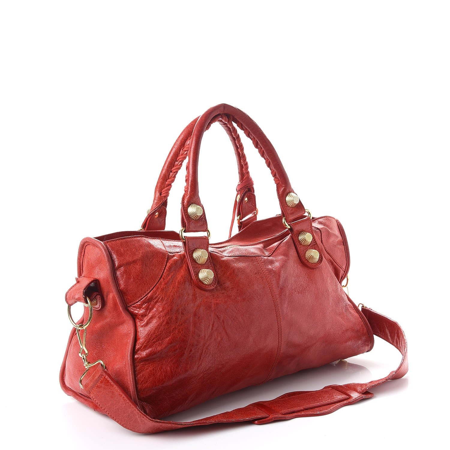 Balenciaga Agneau Giant 21 Gold Hardware Part Time Rouge Vermillon 3 of 11