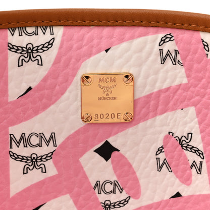 MCM X Eddie Kang Visetos Medium Reversible Shopper Tote White 10 of 19