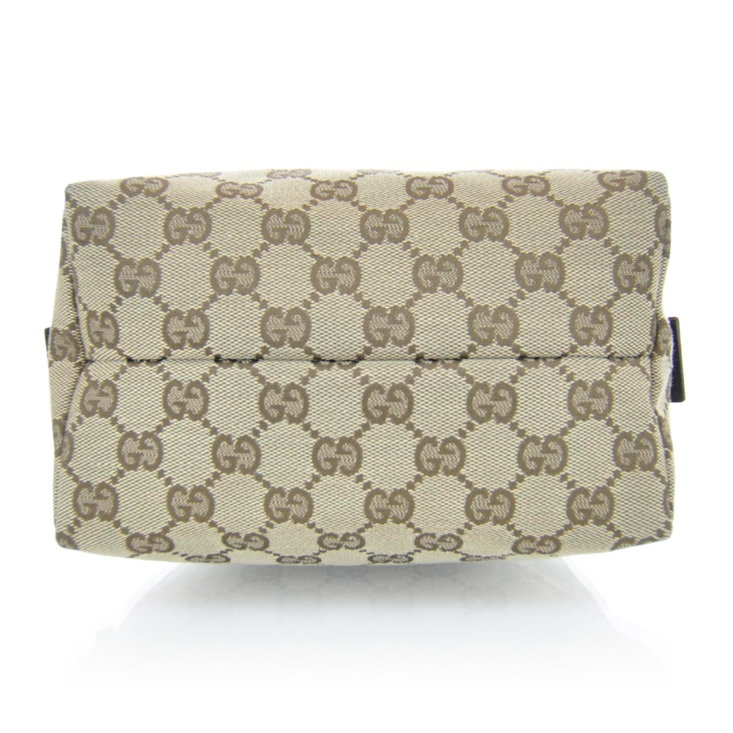 Monogram Calfskin Large Balthus Cosmetic Pouch Beige Ebony Cocoa