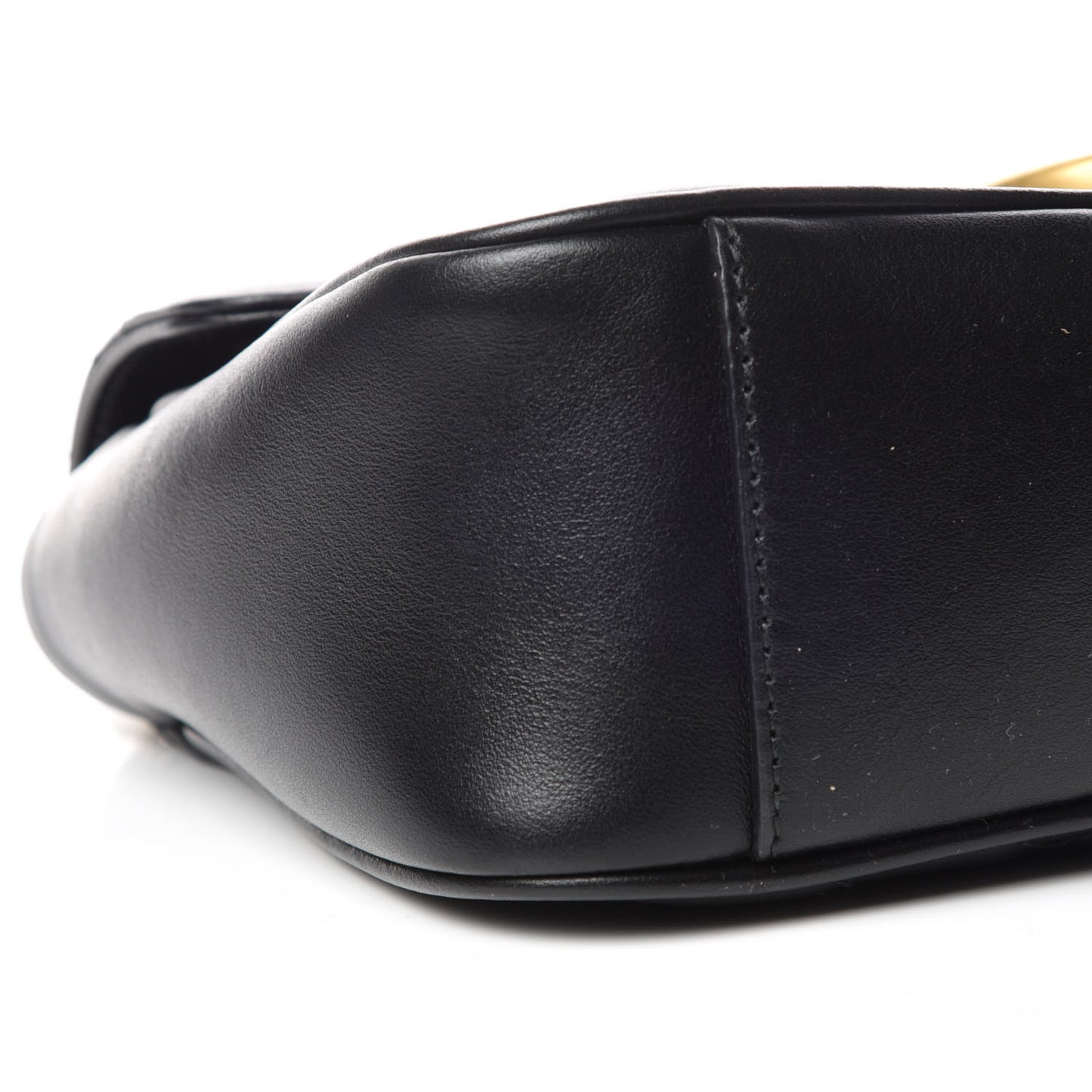 Calfskin Matelasse Small GG Marmont Shoulder Bag Black
