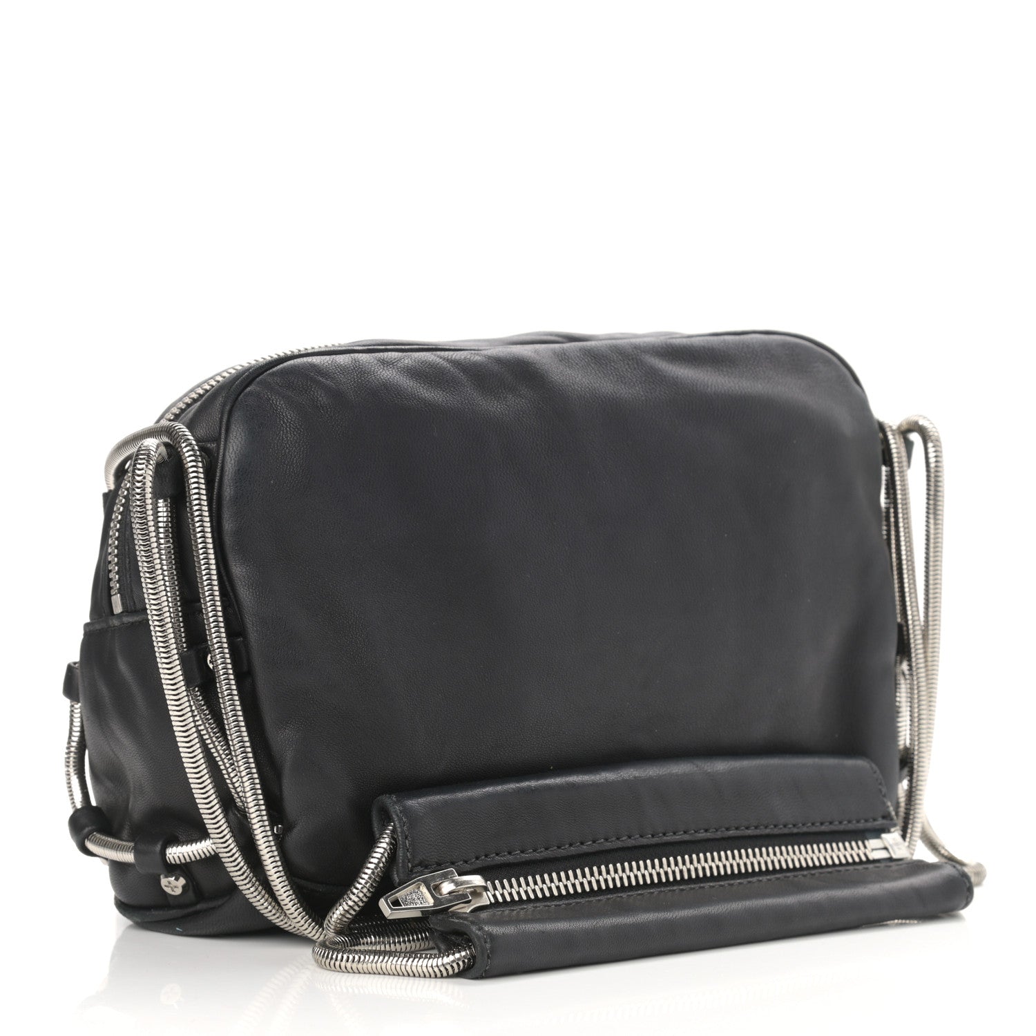 Alexander Wang Washed Lambskin Brenda Chain Black 3 of 11