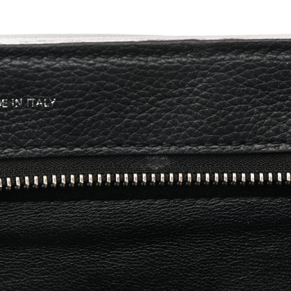 Celine Drummed Calfskin Suede Medium Trapeze Black 7 of 12