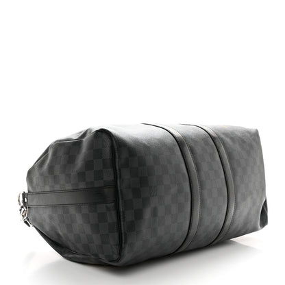 Louis Vuitton Damier Graphite LV League Keepall Bandouliere 45 3 of 17