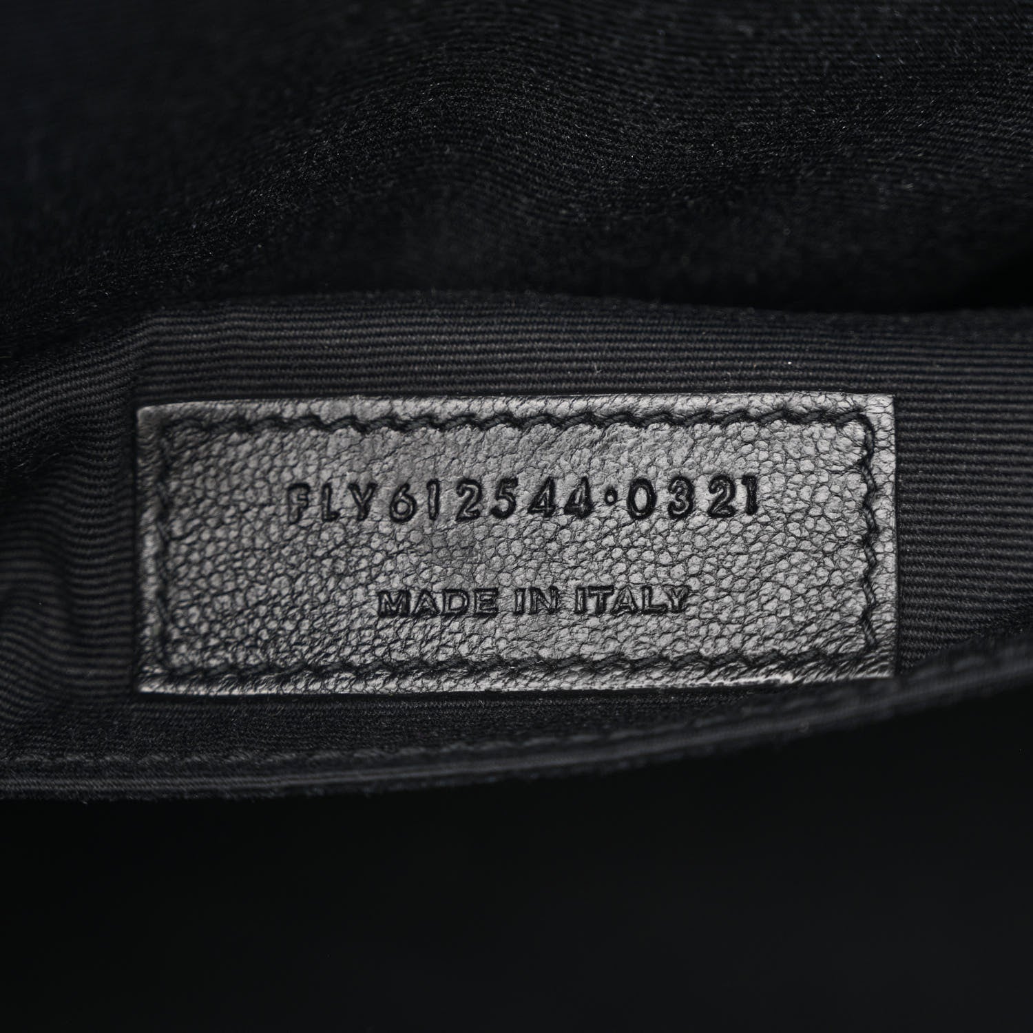 Saint Laurent Calfskin Matelasse Monogram Monochrome Lou Camera Bag Black 7 of 13