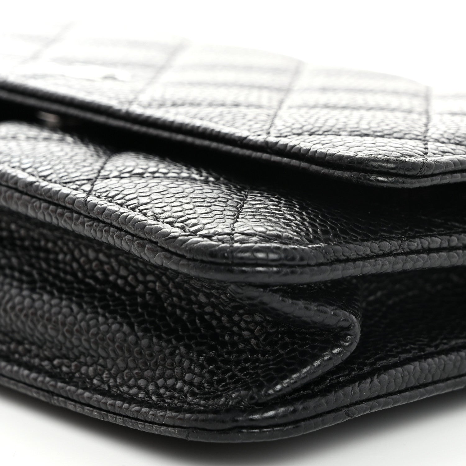 Chanel Caviar Quilted Wallet On Chain WOC Black 11 of 11