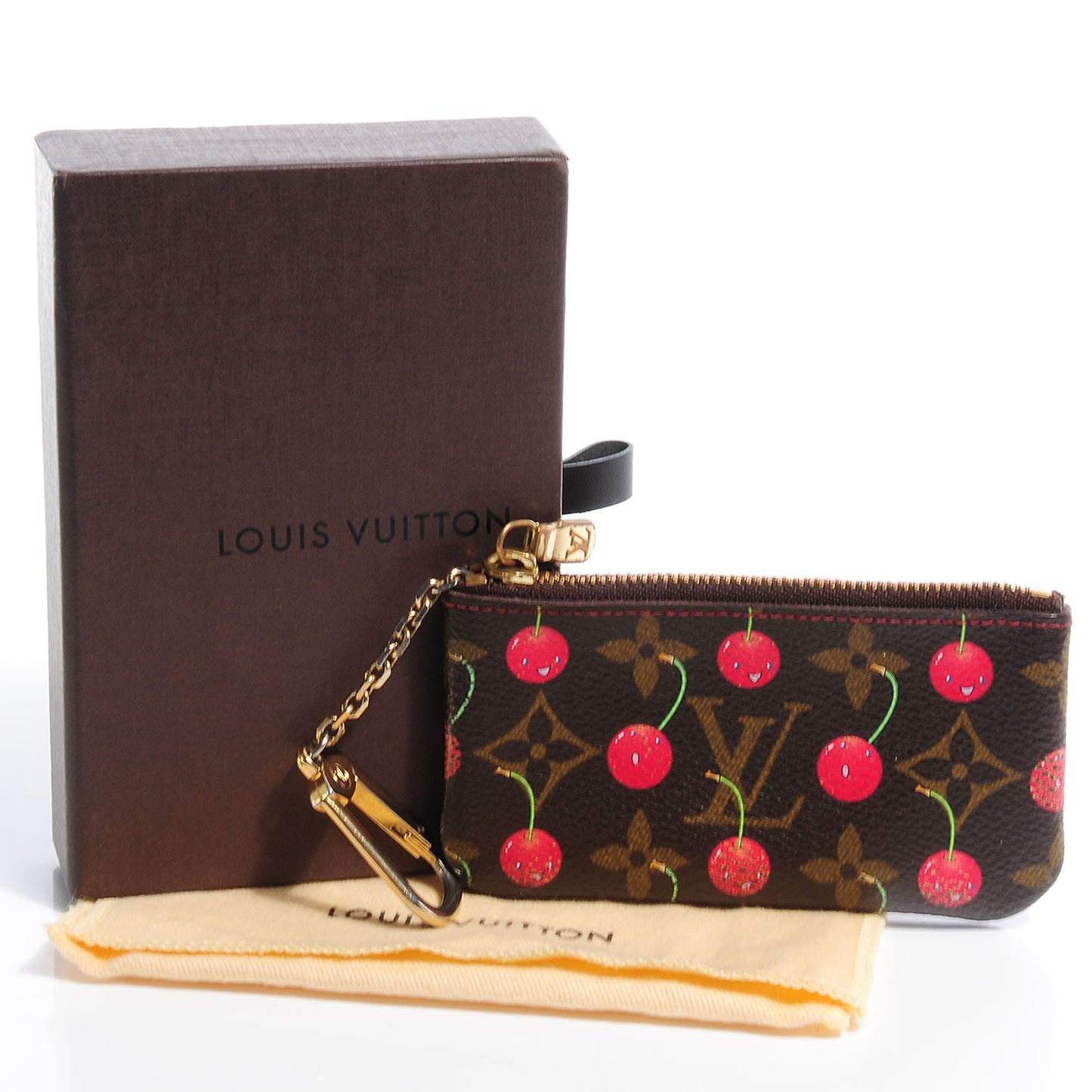 Monogram Cerises Key Pouch