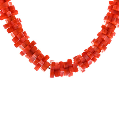 Louis Vuitton Resin Tropical Flowers Necklace Orange 4 of 5