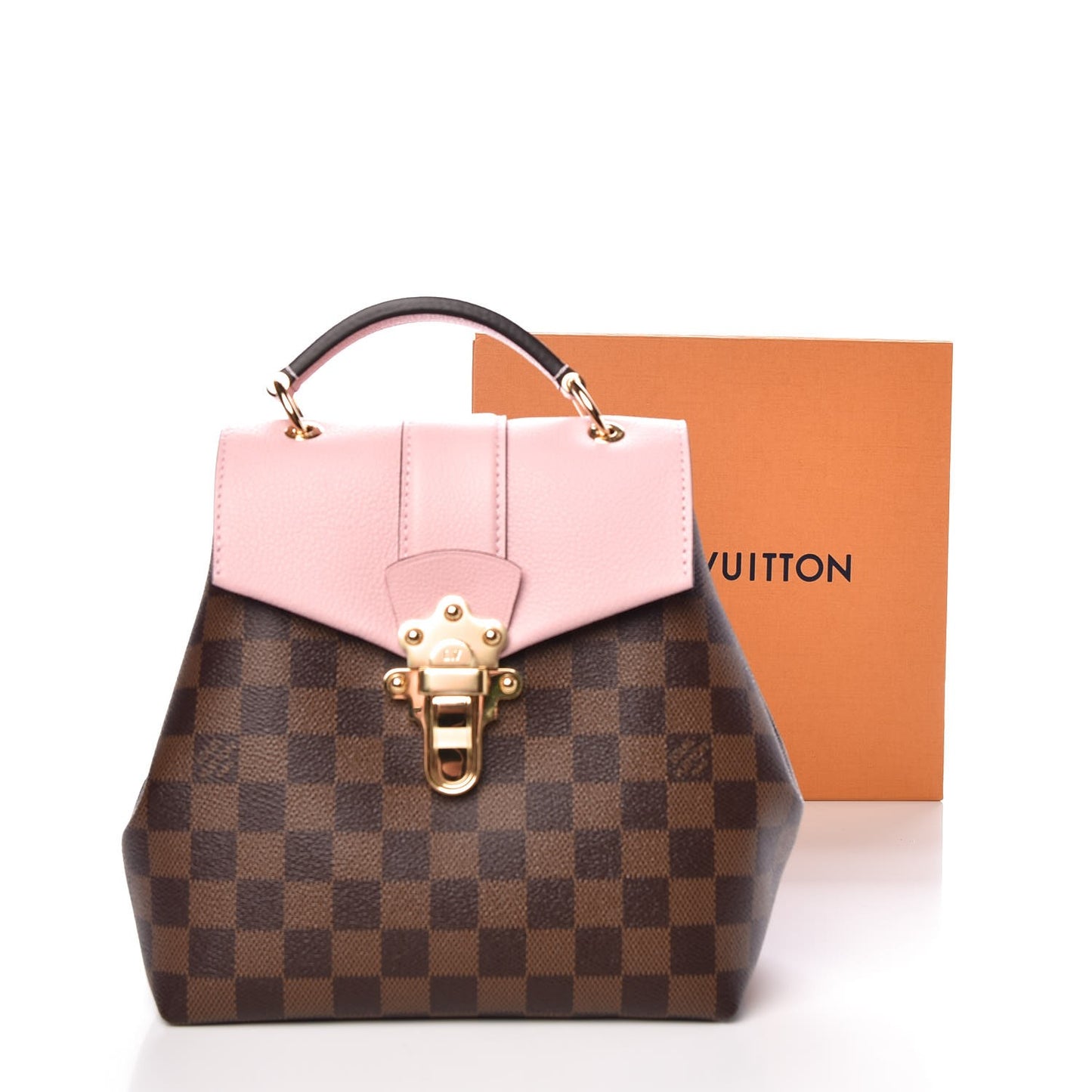 Damier Ebene Clapton Backpack Magnolia