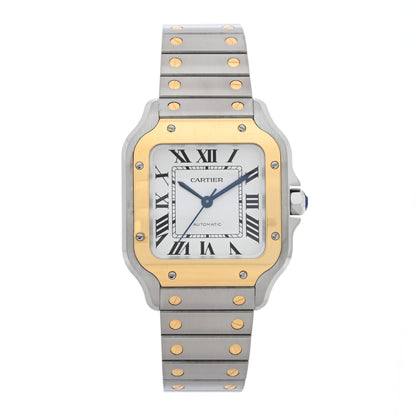 Cartier 18K Yellow Gold 35mm Santos de Cartier Automatic Watch 1 of 6