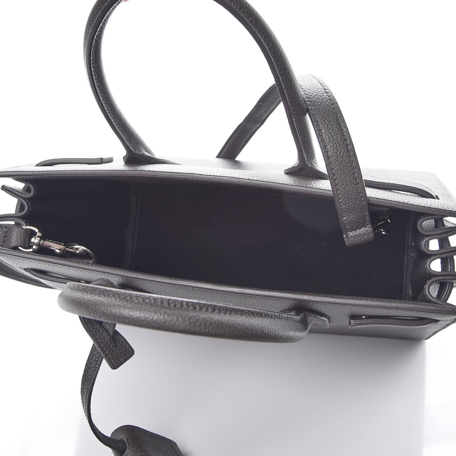 Saint Laurent Grained Calfskin Baby Sac De Jour Earth 6 of 8