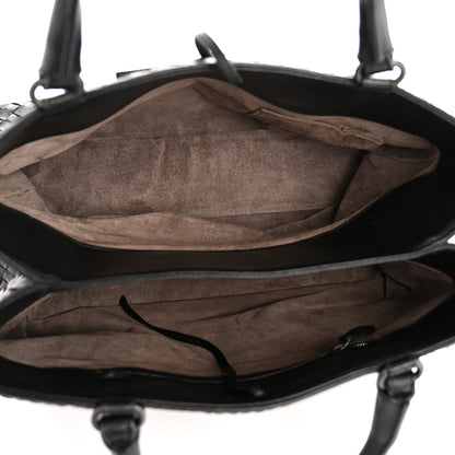 Bottega Veneta Nappa Intrecciato Milano Tote Black 11 of 29