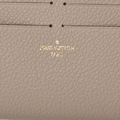Louis Vuitton Calfskin Felicie Chain Wallet Card Holder Insert Tourterelle 6 of 7