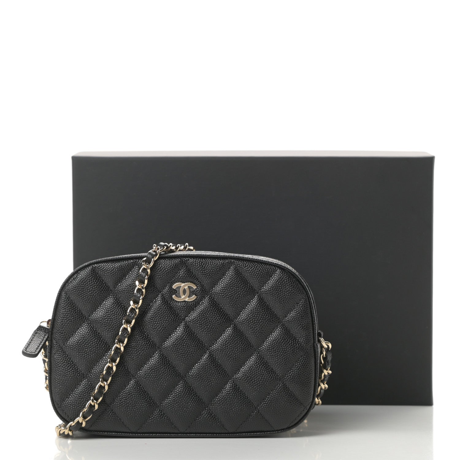 Chanel Caviar Quilted Vanity With Chain Black 11 of 11
