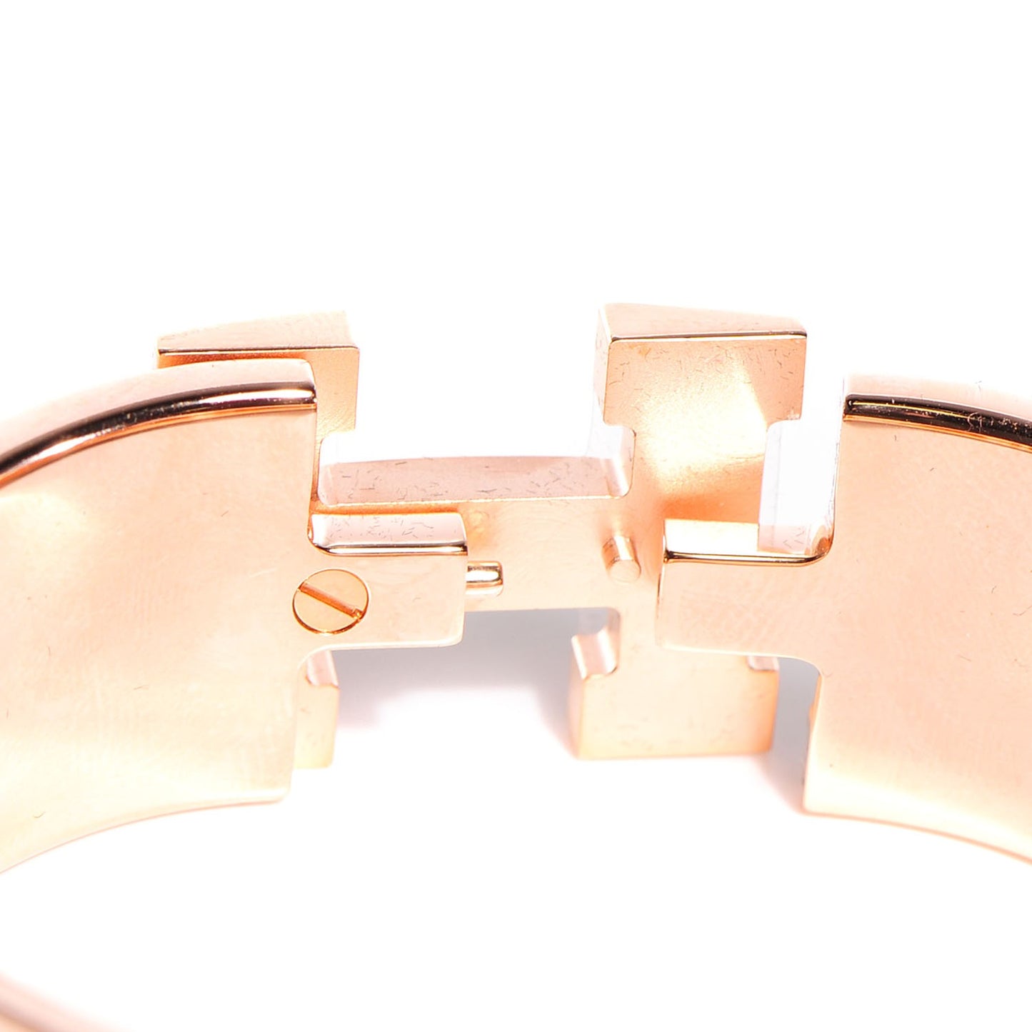 Enamel Wide Clic Clac H Bracelet PM Black