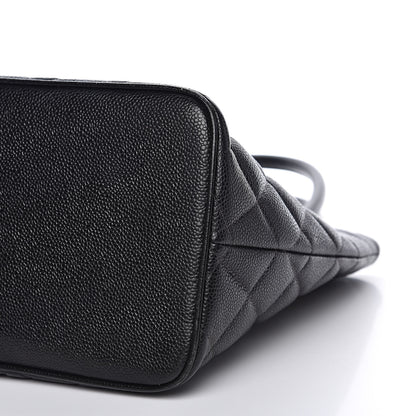Chanel Caviar Quilted Medallion Tote Black 8 of 15