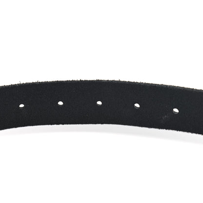 Gucci Cuoio Toscano Nickel Double G 30mm Belt 90 36 Black 4 of 5