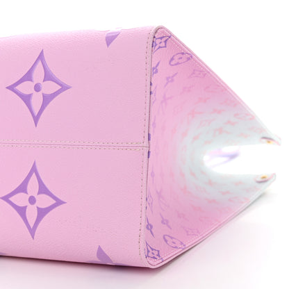 Louis Vuitton Monogram Giant Spring In The City Onthego GM Sunrise Pastel 9 of 10
