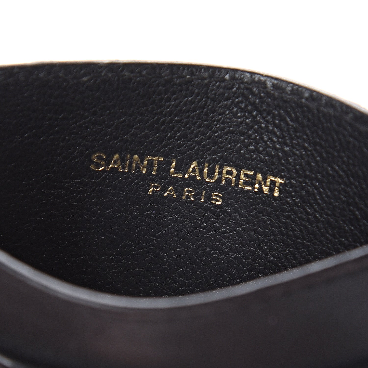 Saint Laurent Calfskin Classic Y Card Case Black 5 of 5