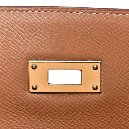 Hermes Courchevel Kelly Sellier 32 Gold 17 of 32