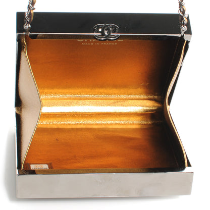 Chanel Crystal Square Quilted Box Clutch Bronze 6 of 8