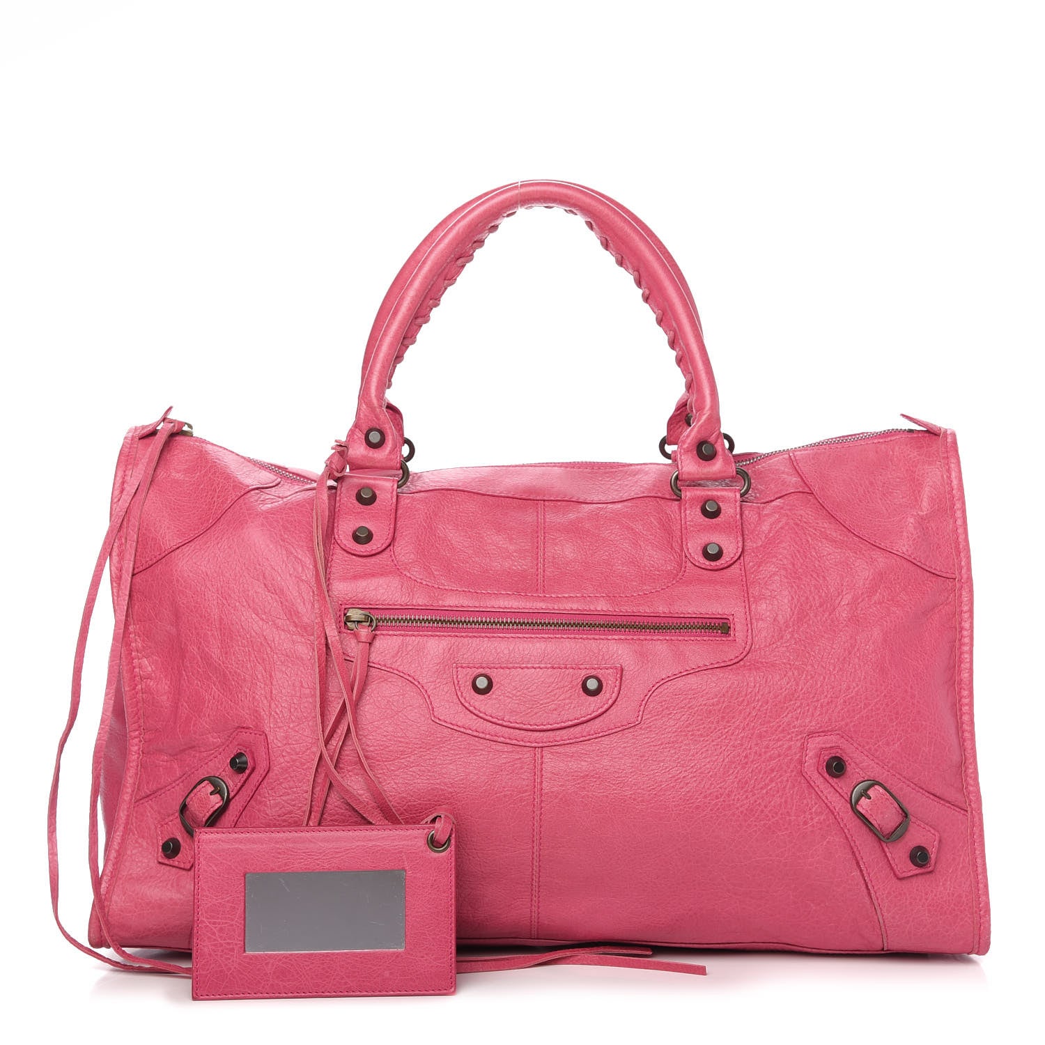 Balenciaga Agneau Classic Hardware Work Cyclamen Fucsia 1 of 9