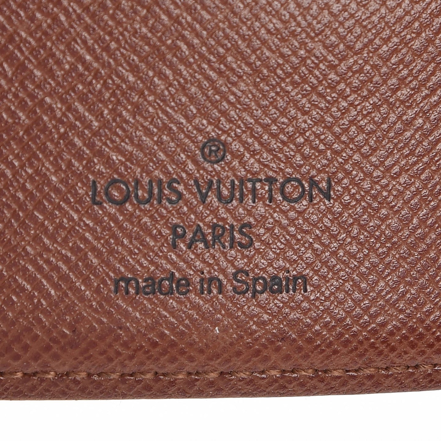 Monogram Checkbook Holder Wallet